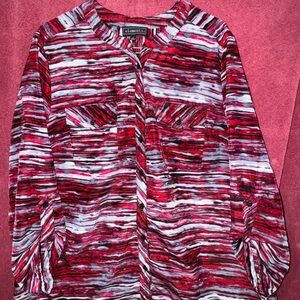 Elementz Red and White Striped Men's Shirt